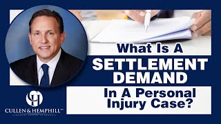 What Is A Settlement Demand In A Personal Injury Case [upl. by Viccora]