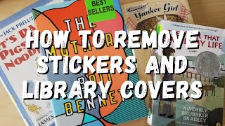 How I Remove Stickers and Library Covers From My Books [upl. by Knut]