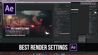 After Effects Tutorial Best Render Settings [upl. by Htir48]