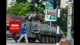 Zimbabwe army takeover Latest Updates  BBC News [upl. by Imac]