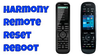 How To Reboot  Reset Harmony Remote Harmony Ultimate One  Harmony Elite [upl. by Einahpad]