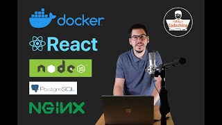 Dockerizing a React application with Nodejs Postgres and NginX  dev and prod  step by step [upl. by Dez]