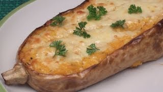 Baked Cheesy Butternut Squash Recipe [upl. by Aiuqcaj]