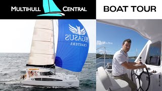 Sailing the Seawind 1160 catamaran  Award winning catamaran under 40 feet BOAT DEMO [upl. by Bega764]