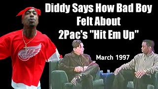 Diddy On How Biggie Felt About quotHit Em Upquot 1st interview after Biggies Death MARCH 1997 [upl. by Vaclava208]