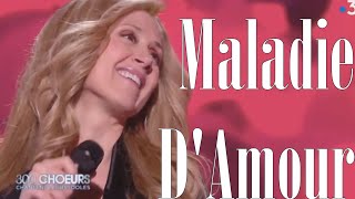 Lara Fabian  La Maladie DAmour OnScreen Lyrics [upl. by Arquit]