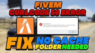 FiveM CURLCode 56 ERROR FIX 2021 [upl. by Elmaleh336]