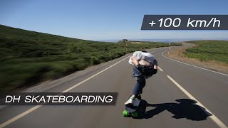 100 kmh downhill skateboarding run  UBruns [upl. by Deirdra155]