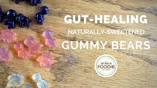 3 Collagen Gummy Bear Recipes  Healthy SugarFree Gummy Bears [upl. by Twelve175]