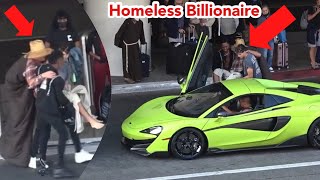 The Homeless Billionaire Prank Airport Edition [upl. by Belac]