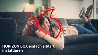 Vodafone TV Installation HORIZON Box [upl. by Airtened]