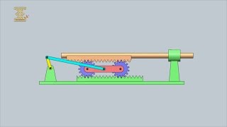 Doublerack GearLever Mechanism 2 [upl. by Ahsetel]