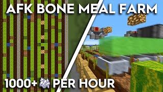 Minecraft Bone Meal Farm  1000 Per Hour Using Melons Easy Build 120 [upl. by Letreece691]