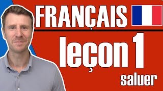 Comment saluer en français Cours de français niveau débutant A1 [upl. by Ynolem]