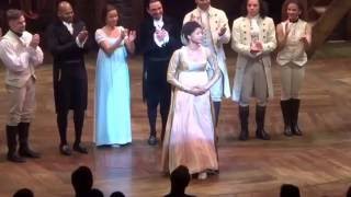 Renee Elise Goldsberry Final Curtain Call Hamilton September 3 2016 [upl. by Ycart157]