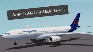 How to make a Mesh Livery with UV Maps  Roblox Studio Tutorial [upl. by Rolyks]