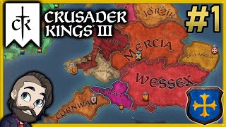 Crusader Kings 3 Gameplay 🔴 Part 1 ► House Wessex [upl. by Thagard]