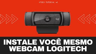 Como instalar a Webcam Logitech c920 HD 1080p [upl. by Hillier]