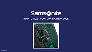 Samsonite Lock Instructions [upl. by Tosch]