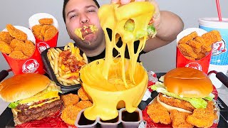 EXTRA CHEESY CHEESE SAUCE • Mukbang amp Recipe [upl. by Htebasyle]