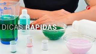 DICAS RÁPIDAS  Como fazer Slime [upl. by Dixie]