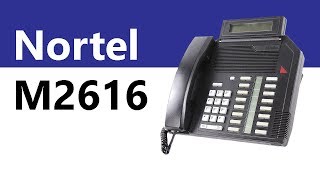 The Nortel M2616 Display Phone  Product Overview [upl. by Fin433]