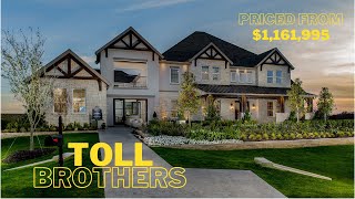 Toll Brothers Model Home  Dallas  Fort Worth House Tour [upl. by Wehtam]