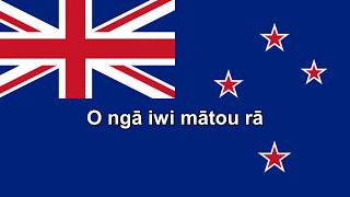 National Anthems New Zealand Aotearoa  Short version  Lyrics  Translation [upl. by Mikkanen]