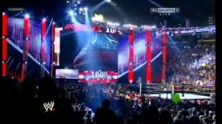 WWE RAW 1000th Episode Opening  DX Entrance [upl. by Ainehs]