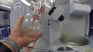 Removing Solvent by Rotary Evaporation [upl. by Kurth]