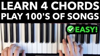 Learn 4 Chords  Quickly Play Hundreds of Songs EASY VERSION [upl. by Hightower]