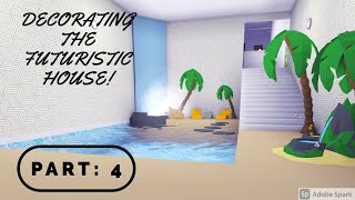 Decorating The Futuristic House  Roblox  Adopt Me  Part 4 [upl. by Tik]