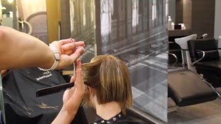 From Long to Short Asymmetrical Bob Cut  By Adam Ciaccia [upl. by Aicella]