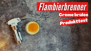 Flambierbrenner Rösle im Test  Crème brûlée mit Butangasbrenner [upl. by Ajet]