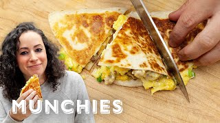 Breakfast Quesadillas  The Cooking Show [upl. by Marin758]