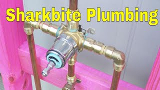 Plumbing With Sharkbite Fittings [upl. by Noslen935]