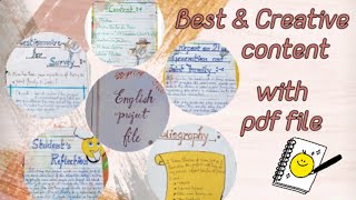 CBSE class 12th English project file [upl. by Keely604]