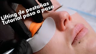 Lifting de pestañas  TUTORIAL Elleebana Lash Lift paso a paso usando y ReGen Elleeplex ReGen [upl. by Maillil]