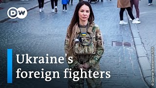 Meet the foreign fighters joining Ukraines battle with Russia  DW News [upl. by Adnohsor964]