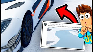 NEW XMAS WEEK 2 LEAKS AND NEW HYPER CAR COMING TO CAR DEALERSHIP TYCOON [upl. by Aneev]