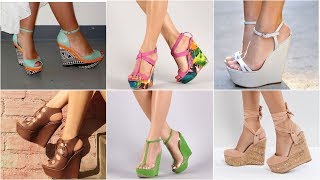 Latest Wedges Sandal Collection  High Heel Designs  Revamp it [upl. by Lambertson]