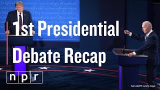 Takeaways From The 1st Presidential Debate  NPR [upl. by Armillda]