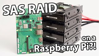 Enterprise SAS RAID on a RASPBERRY PI [upl. by Lohner]