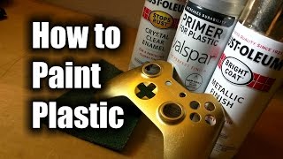 How To Paint Plastic  HD  The Basics [upl. by Albric]