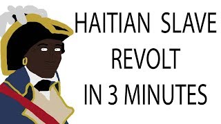 Haitian Slave Revolt  3 Minute History [upl. by Suzanne]