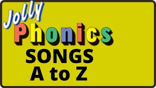 Jolly Phonics AZ Phase 1 Phonic song for Kids [upl. by Dimo]