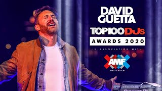 David Guetta  AMF Presents Top 100 DJs Awards 2020 [upl. by Hazem936]