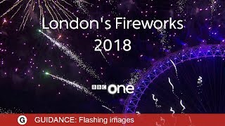 London Fireworks 2018 LIVE  New Years Eve Fireworks 2017  2018  BBC One [upl. by Ranee983]