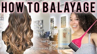 How To Balayage For Beginners [upl. by Winnick]