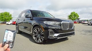 2019 BMW X7 XDrive 40i Start Up Walkaround Test Drive and Review [upl. by Tnerb555]